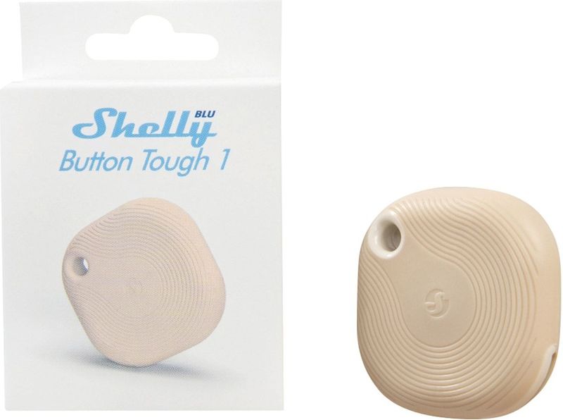 Shelly Blu Button Tough Mocha Dimmer, Schakelaar Bluetooth Low Energy