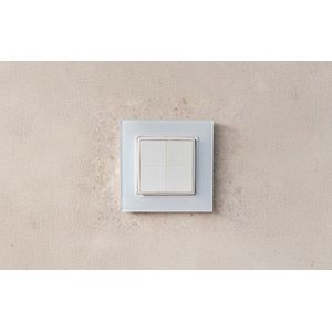 Shelly - BLU Wall Switch 4 - Bluetooth Wandschakelaar - Draadloze Bediening van Slimme Apparaten - Compatibel met Home Assistant