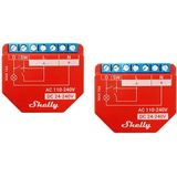 Shelly Plus 1PM - WLAN & Bluetooth Relaisschakelaar - Smart Home - 2 pak