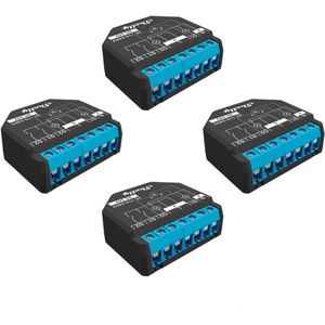 Shelly Plus 2PM - Smart Relais Schakelaar - WLAN & Bluetooth - 2 Kanalen - Stroomverbruikmeting
