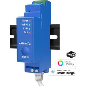 WLAN-Schaltaktor Pro 1, 16 a, LAN-Anschluss und Bluetooth - Shelly