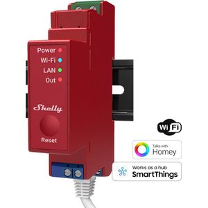 Shelly - Pro 1PM - Meerschakelaar - DIN-Rail - Slimme Automatisering