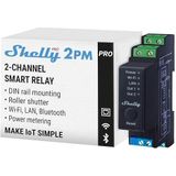 Shelly - Pro 2PM - Slimme Relais - 2-Kanaals - 25A - Vermogensmeting