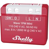 Shelly Wave 1PM Mini - Slimme Micromodule - Z-Wave - 8A - Energie Meting