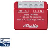 Shelly Wave 1PM Mini - Slimme Micromodule - Z-Wave - 8A - Energie Meting