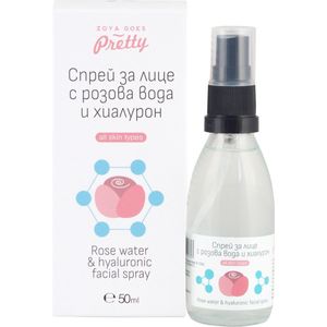 Zoya Goes Pretty - Rose Water & Hyaluronic Facial Spray – 50 ml