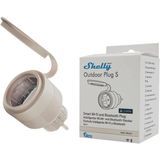 Shelly - Plug S Gen3 - Slim Stopcontact - Wit - IP44 Bescherming