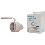 Shelly - Plug S Gen3 - Slim Stopcontact - Wit - IP44 Bescherming