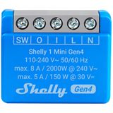 Shelly - 1 Mini Gen4 - Slimme Controller - Wit - Zigbee - Matter
