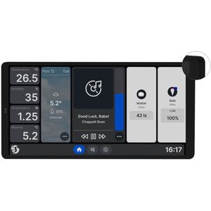 Shelly Wall Display X2 Zwart - Smart Home Bedieningspaneel