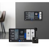 Shelly - Wall Display X2 - Draadloze Schakelaar - Zwart - Met Blu Smart H&T Sensor