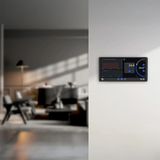 Shelly - Wall Display X2 - Draadloze Schakelaar - Zwart - Met Blu Smart H&T Sensor