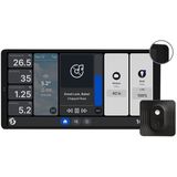 Shelly - Wall Display X2 - Draadloze Schakelaar - Zwart - Met Blu Smart H&T Sensor