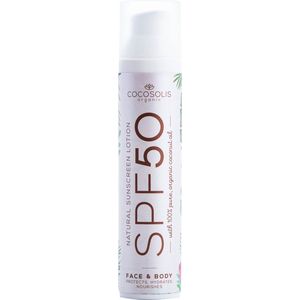 Zonnebrandlotion Natural Face & Body Cocosolis Spf 50 (100 ml)