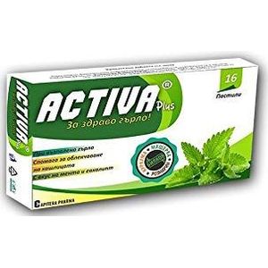ACTIVA Plus Kruidenzuigtabletten met Munt- en Eucalyptussmaak voor een gezonde keel