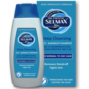 Selmax - Blue Deep Cleansing - Anti-Roos Shampoo - Actieve Ingrediënten - Voor Normaal en Vet Haar