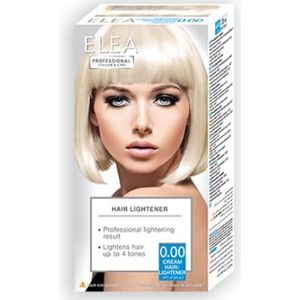 ELEA PROFESSIONAL PERMANENTE KLEURCREME VOOR HAAR 0.00 Crème Hair Lightener MET OLIE VERZORGINGCOMPLEX