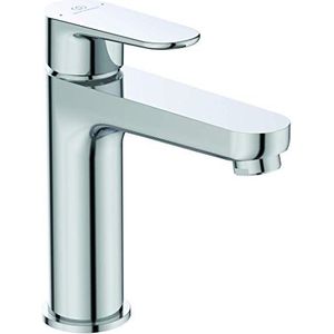 Ideal Standard Tyria Mengkraan voor badkamer, chroom, met afvoergarnituur, metaal, BC159AA