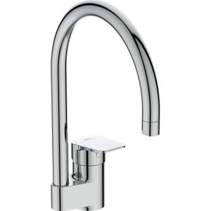 Ideal Standard BD339AA Ceraplan Keukenkraan met hoge uitloop, chroom, zonder handdouche