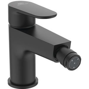 Ideal Standard Bidetarmatur Cerafine O Ausld.132mm m.Push-Open-Ventil Silk Black, BD716XG