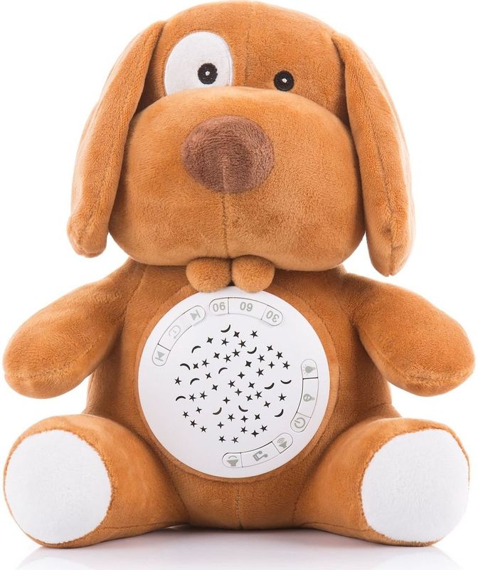 Chipolino Musik Plüschtier mit Projektor 12 verschiedene Melodien Lichtanzeige braun