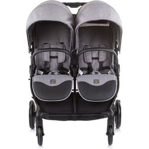 Chipolino Top Stars Duo Kinderwagen - Grafiet - Verstelbare rugleuning, voetensteun en zonnekap