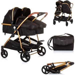Duo Kinderwagen Chipolino Duo Smart Obsidian Gold
