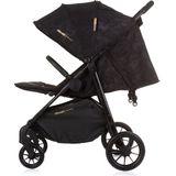 Chipolino Top Stars Duo Kinderwagen - Verstelbare Buggy voor 2 kinderen - Obsidian