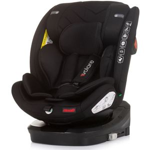 Chipolino Kindersitz Volare i-Size (40-150cm) Isofix, drehbar, SPS, Top Tether schwarz