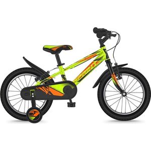 Sprint Casper - Mountainbike - Jongensfiets 16 inch - Groen - Kinderfiets - Framemaat:24 cm - BK21SI0530_3 R1