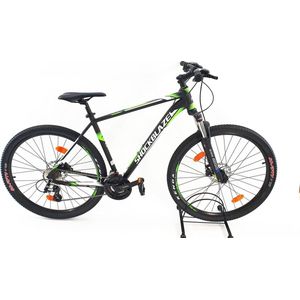 Sprint R3 - Mountainbike 29 inch - Met 24 versnellingen Shimano - Hydraulisch remsysteem Shimano - Zwart/Groen - Framemaat: 52 cm