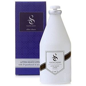 SANGADO Invincible Aftershave Lotion voor Mannen, Hydraterend, Verfrissend, Luxe Geur, Houtachtige Aquatische Geur, Langdurig, Modern, 100 ml