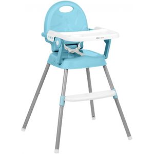 Kikkaboo Kinderstoel 3 in 1 Spoony, lage voeringsstoel, zitverhoging, kleur: blauw