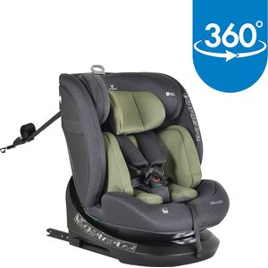 Cangaroo Draco Olive Green 40-150 cm 360° i-Size Autostoel 110929