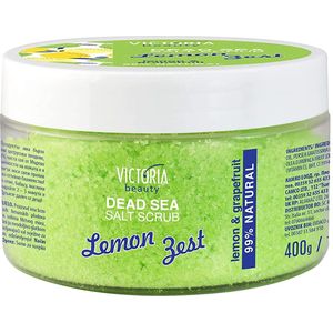 Victoria Beauty - Salt Body Scrub Dead Sea 400 gr met lemon en grapefruit