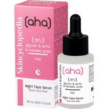 Skincyclopedia Nacht Peeling Gezichtsserum – 20% Melkzuur, Glycolzuur, Amandelzuur & Polyhydroxyzuren – Tegen Veroudering, Hyperpigmentatie & Oneffenheden – 30 ml