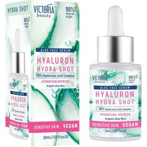 Victoria Beauty - Hydra Shot - Gezichtsserum - Hydratatie - Vegan - 96% Natuurlijke Oorsprong
