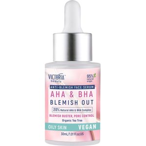 Victoria Beauty - Blemish Out - Gezichtsserum - 20% AHA+BHA - Veganistisch