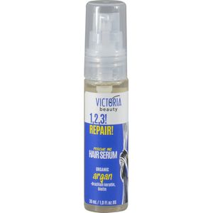 Victoria Beauty - 1,2,3! REPAIR! Hair Serum - 30 ml - Keratine, Biotine, Arganolie