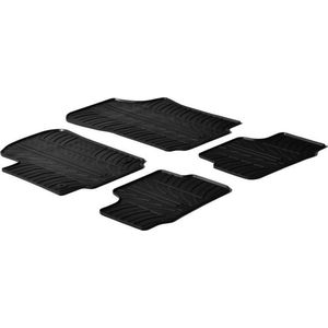 Gledring - Rubbermatten - Voor Volkswagen Up / Skoda Citigo / Seat Mii 2012- - T profiel 4-delig