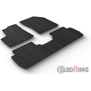 Gledring Rubbermatten Passend Voor Peugeot 5008 5/2017- (T Profiel 5-delig + Montageclips)