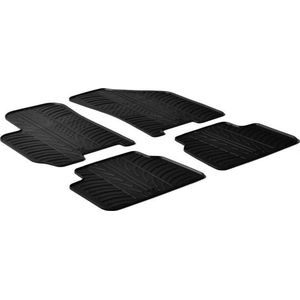 Gledring - Rubbermatten - Zwart - Passend voor Chevrolet Lacetti 2004- - T profiel 4-delig
