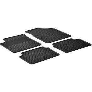 Gledring - Rubbermatten - Zwart - Passend voor Hyundai i10 2008-2013 - T profiel 4-delig