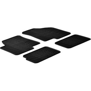 Gledring - Rubbermatten - Kia Soul 2009-2014 - T profiel - 4-delig