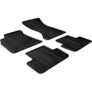 Gledring Rubbermatten Passend Voor Audi A4 2008-2015 & A5 Sportback 2008-2016 (T Profiel 4-delig + Montageclips)