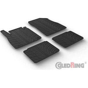 Gledring Rubbermatten Passend Voor Nissan Micra K14 2017- (T Profiel 4-delig + Montageclips)