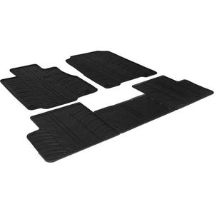 Gledring Rubbermatten passend voor Honda CR-V 2012-2018 (T Profil 5- delig + montageclips)