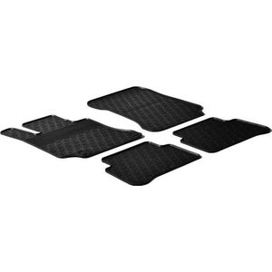 Gledring Rubbermatten passend voor Mercedes E-Klasse W212 2009-2013 (G profiel 4-delig + montageclips)