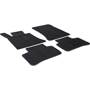 Gledring Rubbermatten passend voor Mercedes GLK X204 2008- (T profiel 4-delig + montageclips)
