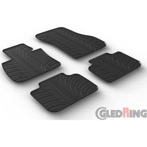 Rubbermatten Passend Voor Bmw  F48 2015- (T-Design 4-Delig + Montageclips) Bmw Gledring Gl 0494